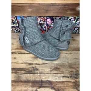 UGG Australia S/N 5819 Classic Cardi Knit Winter Boots Size ( 7 ) Gray Sweater